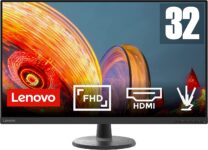 Lenovo D32-40 - Monitor FHD de 31,5" (VA, 60Hz, 4 ms, HDMI+DP, cabo HDMI) ajuste de inclinação - preto
