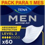 60 unidades de TENA Men Level 2 Active Fit
