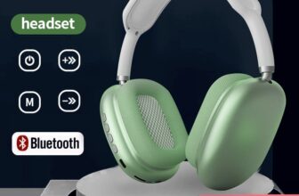 Auriculares Bluetooth P9Max autonomia 40h Verde