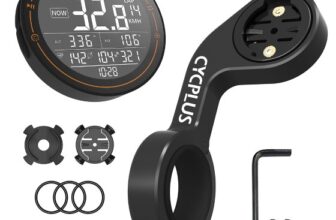 CYCPLUS M2 computador para biciclet com GPS e suporte para montagem
