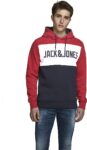 Jack & Jones Sweater com logo e capuz para homem