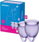 Satisfyer 'Feel Confident - Menstrual Cup Set', 15 e 20 ml
