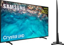 Samsung TV Crystal UHD 2022 65BU8000 Smart 65", 4K, processador de cristal UHD, Contast Enhancer com HDR10, Q-Symphony e Alexa integrada. [Classe energética G]