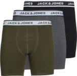Jack & Jones conjunto de 3 Boxers para homem