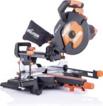 Evolution Power Tools R255SMS Serra de esquadria deslizante multimaterial 2000w