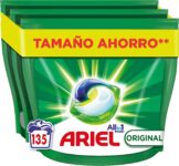 Ariel All-in-One Detergente máquina de lavar líquido em cápsulas/comprimidos, 135 lavagens (3 x 45)