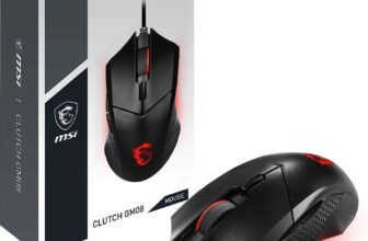 Rato sensor ótico MSI Clutch GM08 4200DPI Preto