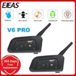 EJEAS V6PRO Intercomunicador para Capacete Headset Intercom 850mAh