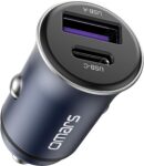 Omars Carregador de carro USB-C 35W + USB-A 18W
