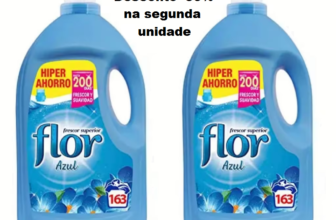 Flor Amaciador para roupas concentrado, aroma azul - 326 doses