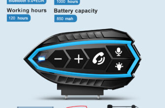 Fone de ouvido para capacete de moto bluetooth 5.0 EDR 3