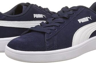 Puma Unisex's Smash V2 Trainers Azul Peacoat White