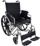 Mobiclinic, cadeira de rodas dobrável, assento 46 cm em preto
