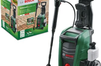 Bosch Hidrolavadora de alta pressão 130 bar, com 2 bocais, cabo de 5 m