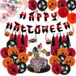 68 peças conjunto de balões de decoração de Halloween