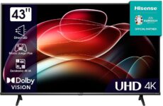 Hisense 43A6K UHD 4K VIDAA Smart TV modelo 2023