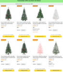 Desconto Arvores de Natal, desde Amazon ao melhor preço