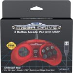 Retro-Bit - Official Sega Mega Drive USB Controller 8-Button Arcade Pad