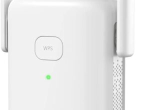 Repetidor WiFi sem fios 1200 Mbps suporta WiFi 2,4 GHz e 5 GHz, WPS