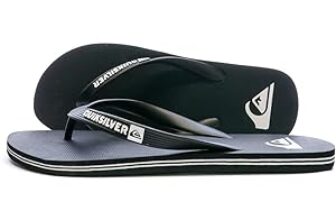 Quiksilver Molokai-Flip-Flops For Men, sapatos de praia e piscina para homem