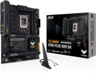 Asus TUF Gaming B760-PLUS WiFi D4 Placa base ATX Intel LGA 1700 (PCIe 5.0, três PCIe 4,0 M.2, VRM de 12 + 1 foses, 2,5 Gb Ethernet, DisplayPort, HDMI, USB 3,2 Gen 2 T, T. Ype-C F Redal, Aura Sync)