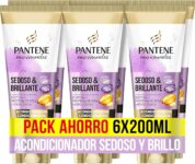 Pantene Pro-V Miracles condicionador sedoso e brilhante, 200 ml x 6