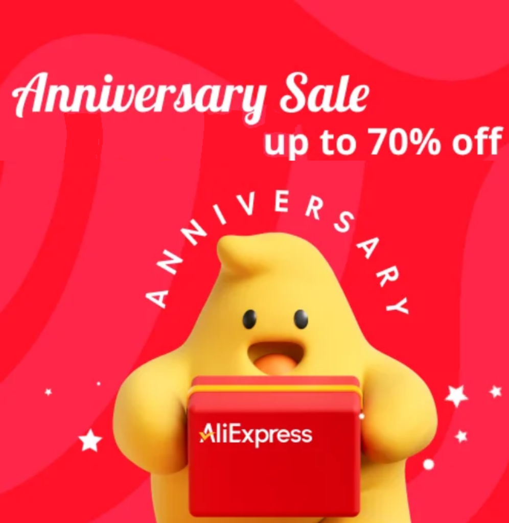 Aniversario Aliexpress