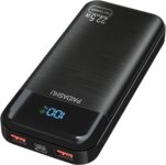 Bateria externa 27,000 mAh, 22,5 W Power Bank PD3.0