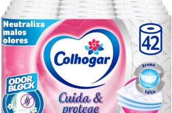 Colhogar Protect Papel higiénico macio e resistente 42 rolos