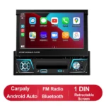 Rádio automotivo Android 12 1 din com GPS barato
