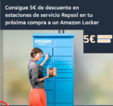 5€ de desconto Repsol com Amazon Locker