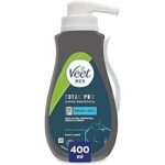 VEET Men creme depilatório com doseador para peles sensíveis, 400 ml