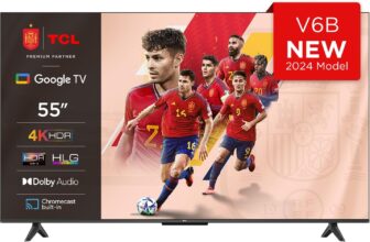 TCL 55V6B 55" 4K Ultra HD, Smart TV Powered by Google TV