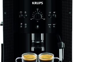 Krups YY8125FD - Máquina expresso, automática, de café moído, 1400 W, 1,6 L, preto