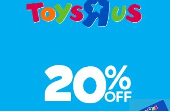 ToysRus 20% de desconto direto & -20% de desconto direto na próxima compra