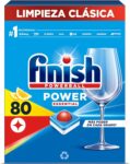 Finish Powerball aroma limão, Power Essential 80 Pastilhas