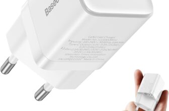 Baseus Carregador USB C GAN 30W, carregador rápido PD 3.0