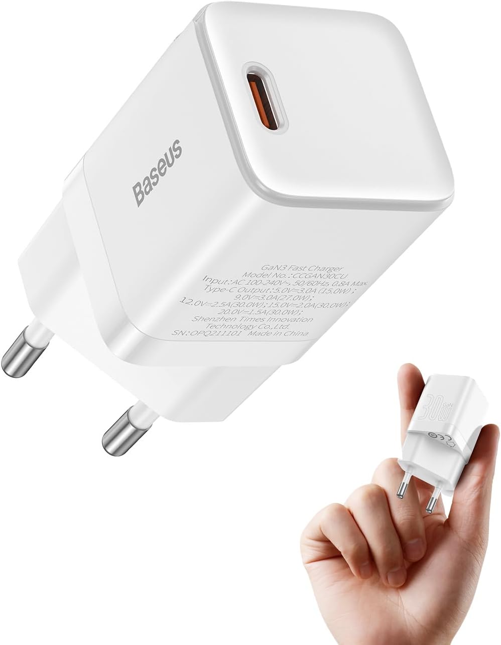 Baseus Carregador USB C