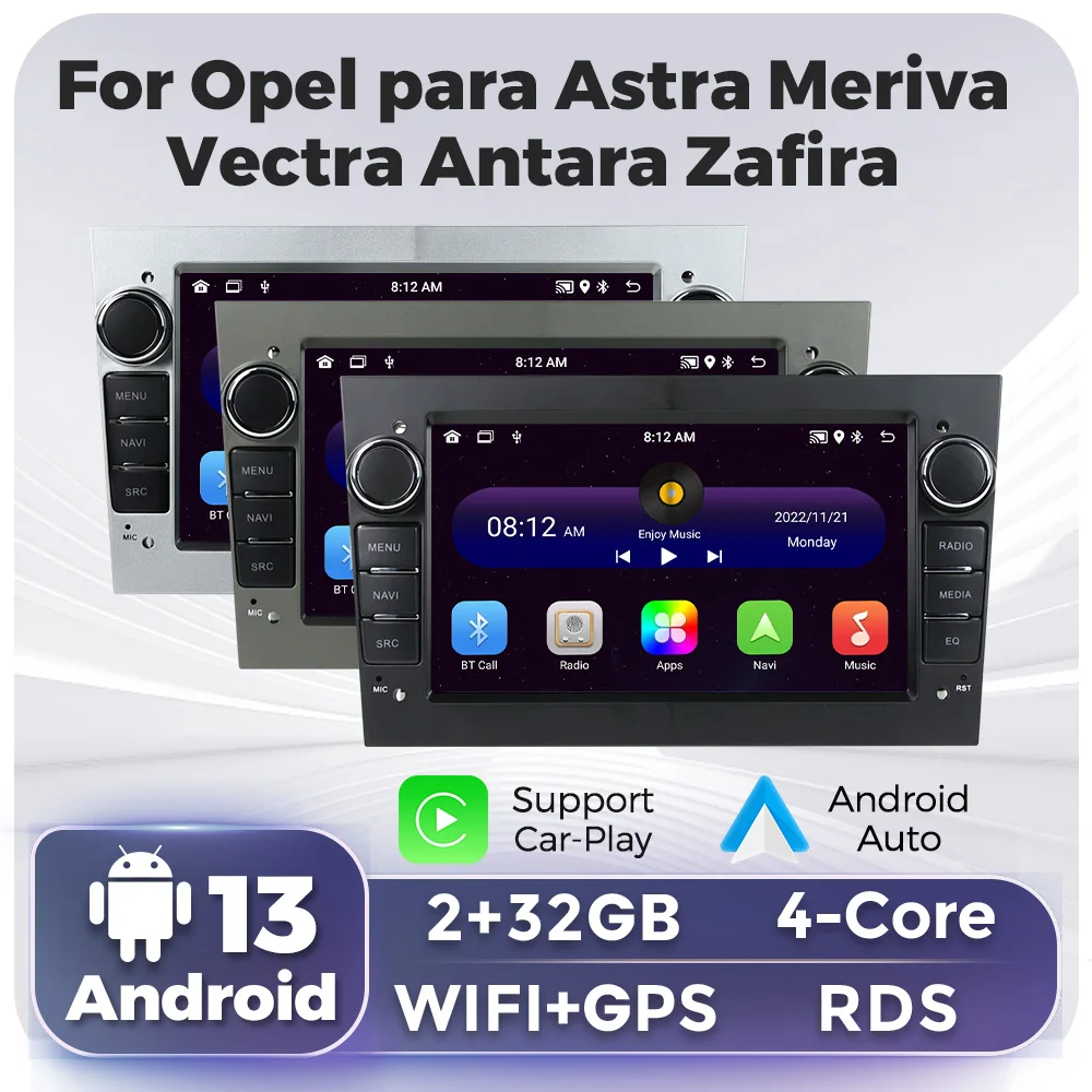 Rádio multimídia para Carros Opel Corsa C, D