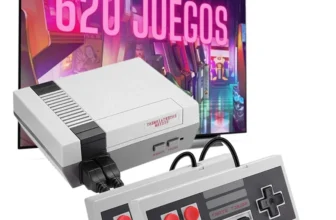 Consola de Jogos Tipo NES com 620 Jogos