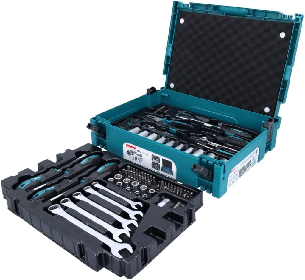 Makita E-11542 Conjunto ferramentas mecânico 87 peças