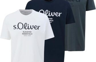 s.Oliver T shirt para homem 3 unidades ao melhor preço