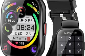 Relógio inteligente homem mulher, chamadas Bluetooth Smartwatch