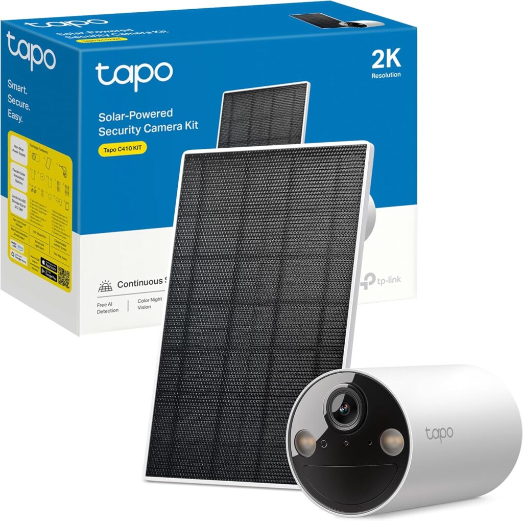 Tapo C410 Kit | Câmara de vigilância solar