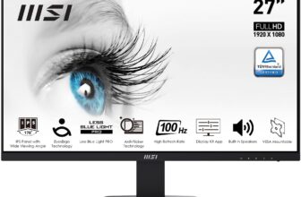 Monitor PRO MP273A MSI Ecrã 27 polegadas IPS FHD 100Hz 1ms