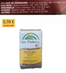 Pellets ao melhor preço na Dolores, 3,70€ saco de 15kg