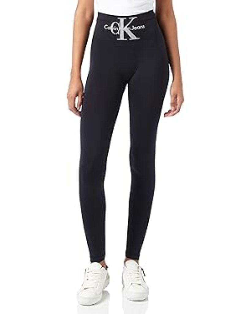 Calças Legging cintura alta Calvin Klein com Logótipo