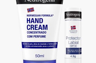 Neutrogena creme de mãos (50 ml) protetor labial SPF 20 (4,8 g)