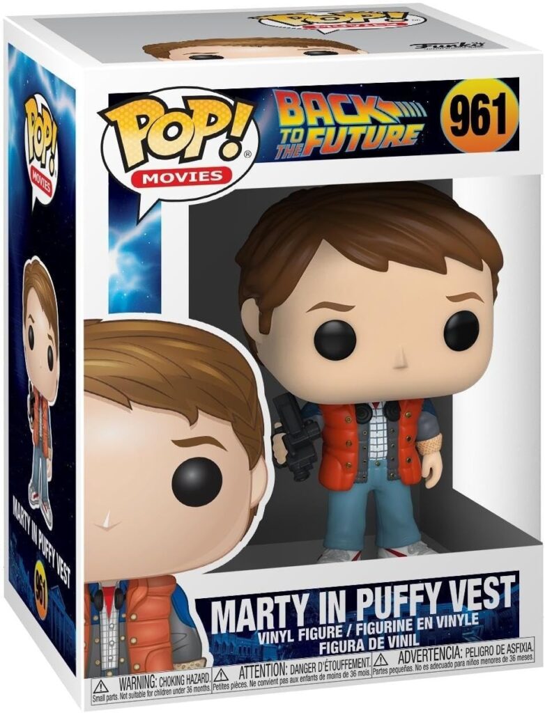 Marty Mcfly In Puffy Vest - Back To The Future Funko Pop