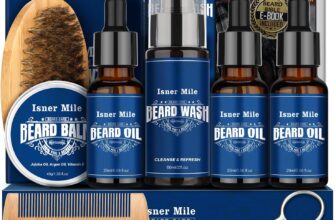 kit de barba ISNER MILE com óleo de jojoba